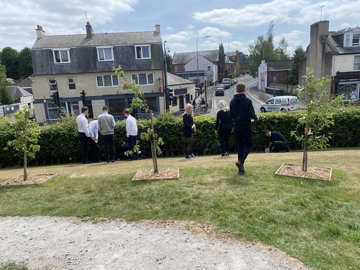 Higher Geography has taken part in some outdoor learning today. Geographers timed infiltration rates on different surfaces as part of the hydrosphere unit. 

As part of the experiment pupils timed how long it took for water to be absorbed by different surfaces.🌧️🌊💧