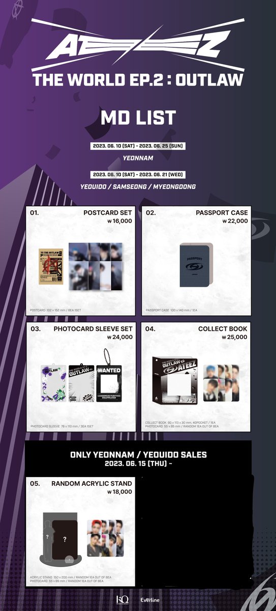 (US / WW) ATEEZ EVERLINE OUTLAW POP UP STORE GO

➡️forms.gle/z98tnz9SBStr72…

🕑 Closes - 6/14th

#OUTLAW #ATEEZ #에이티즈 #ateezwts #ateezgo @AteezBuy pls help rt