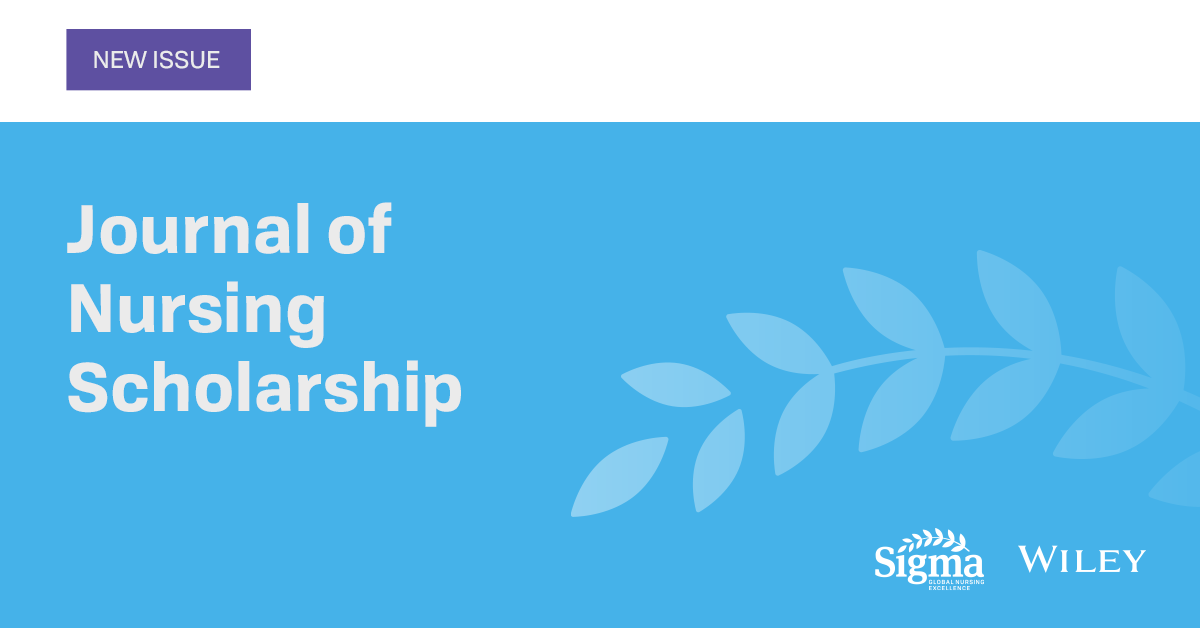 The latest issue of Journal of Nursing Scholarship is out now with a focus on substance use disorders and related conditions. Free for Sigma members!

Read the issue » bit.ly/3HCueFm