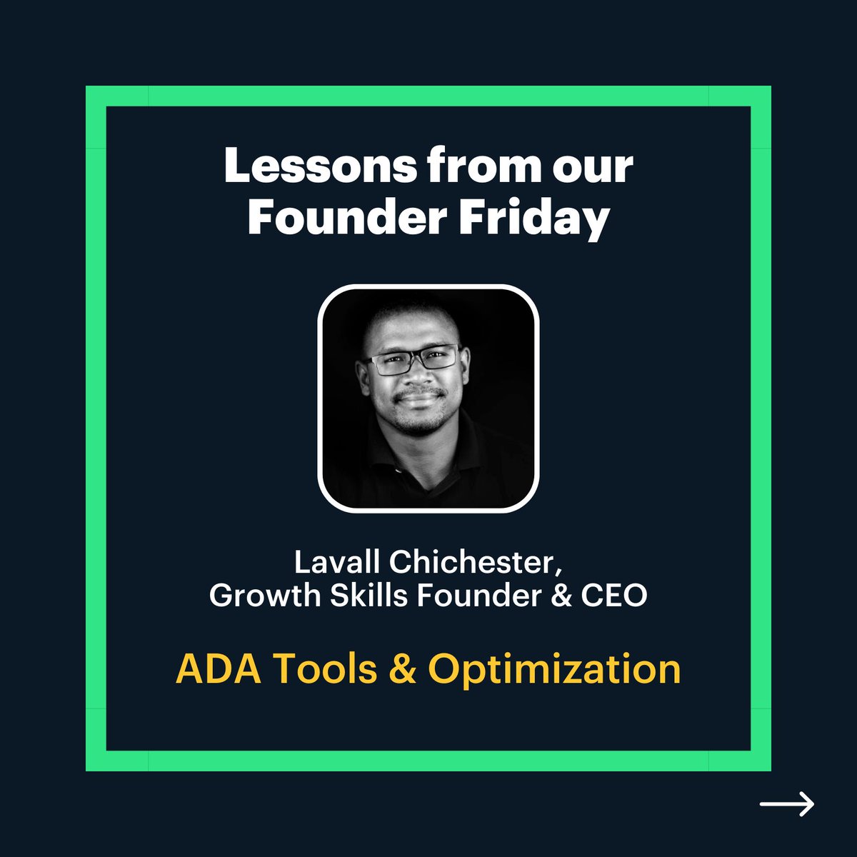 growthskillsco's tweet image. SEO &amp;amp; ADA compliance are symbiotic — they function together, increasing visibility &amp;amp; access to your website &amp;amp; content.

Our CEO &amp;amp; Founder, @MrChichester shares a list of ADA tools your biz can use for testing &amp;amp; optimization.

#LessonsFromOurFounderFriday #ADACompliant #SEOforADA