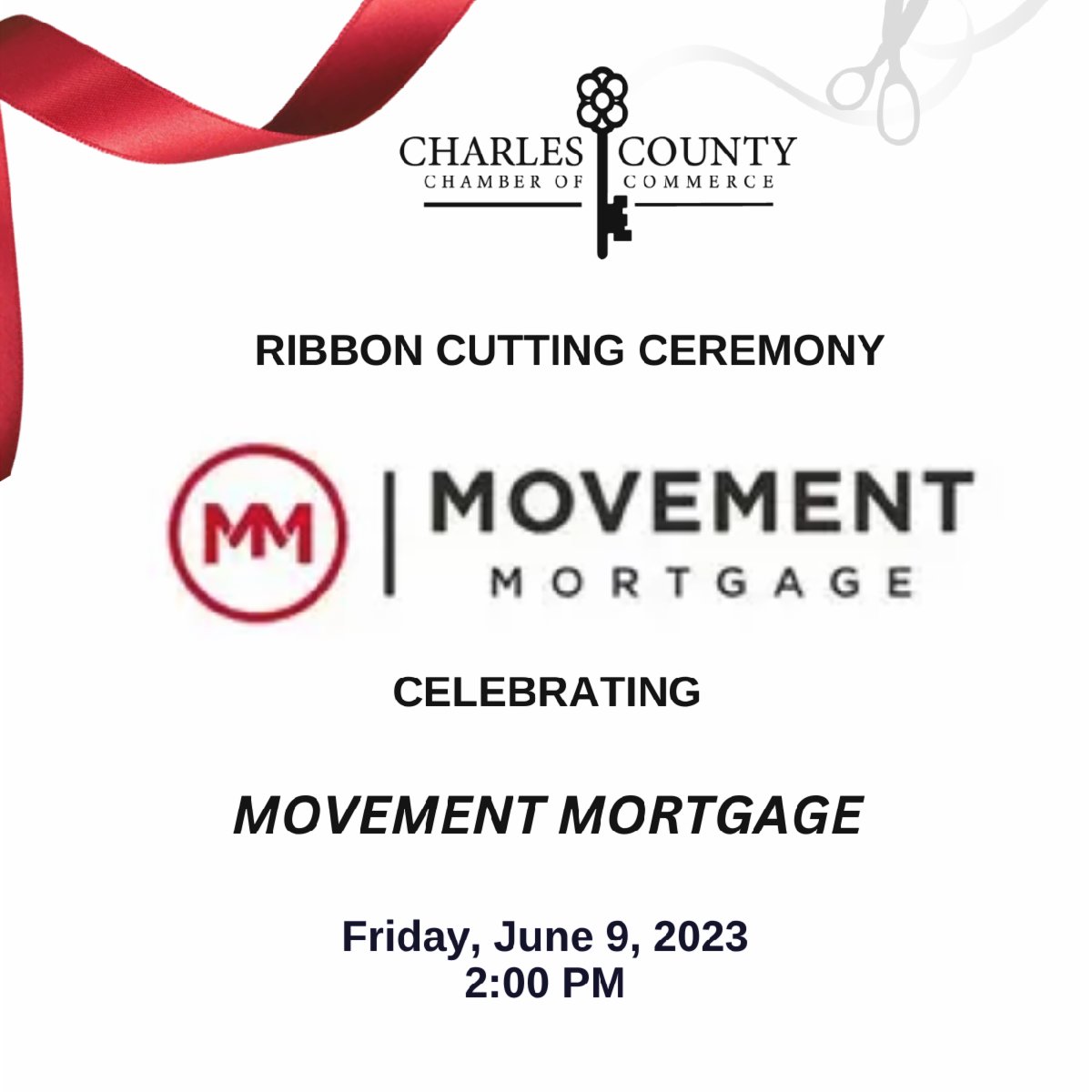 Join us today at 2:00 PM for a Ribbon Cutting at Movement Mortgage! conta.cc/43ShrH0
conta.cc/3P4lHzk