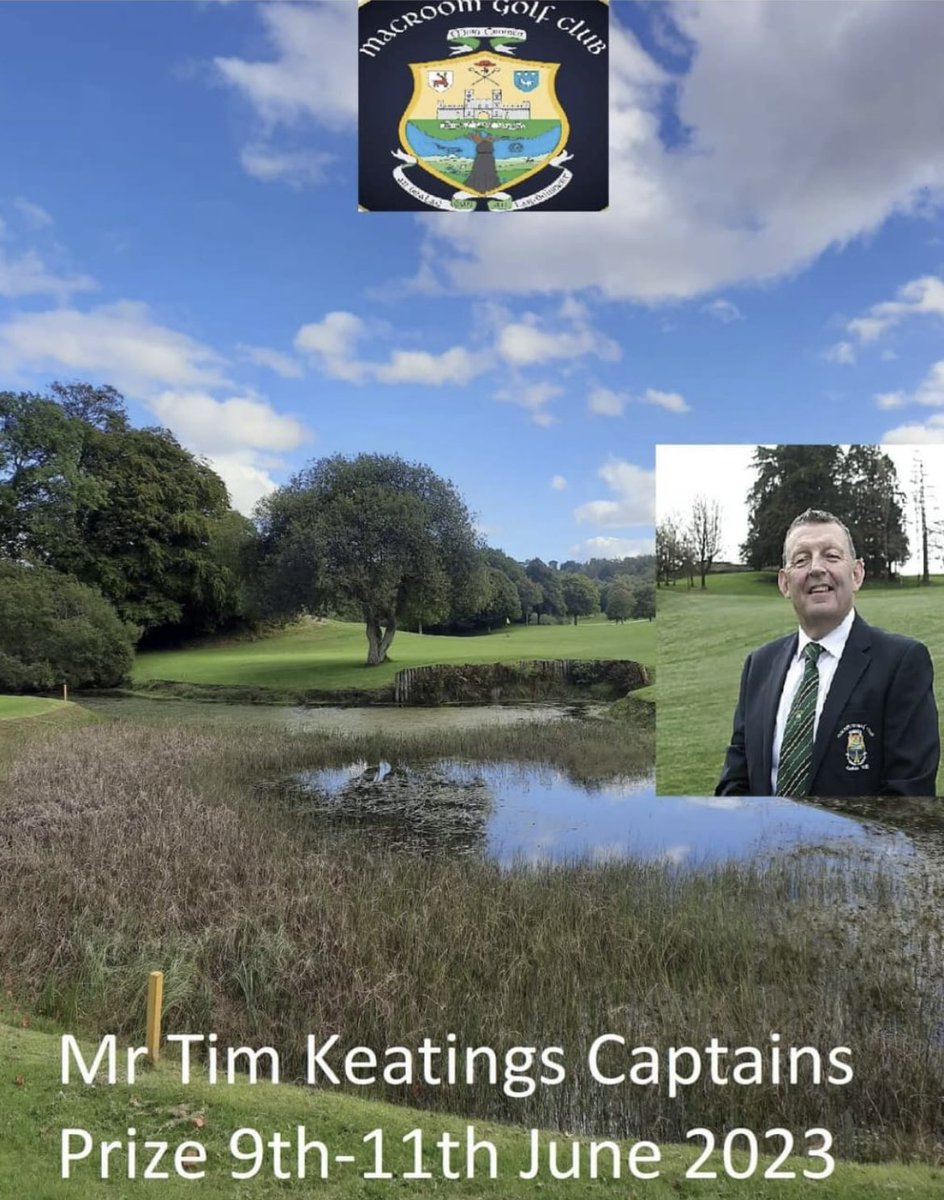 Best of luck to Captain Tim Keating for his Captain’s prize competition running this weekend.