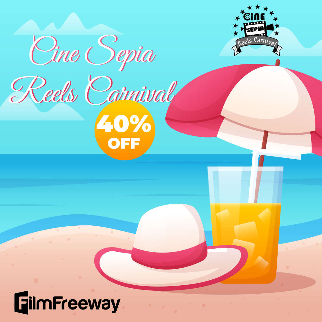 Cine Sepia Reels Carnival is here to welcome all of you to participate in our celebration of cinema and creation. Share the stage with us by sharing your work at our festival.  40% Discount Code-3CSRC40 Submission Link- filmfreeway.com/CineSepiaReels…