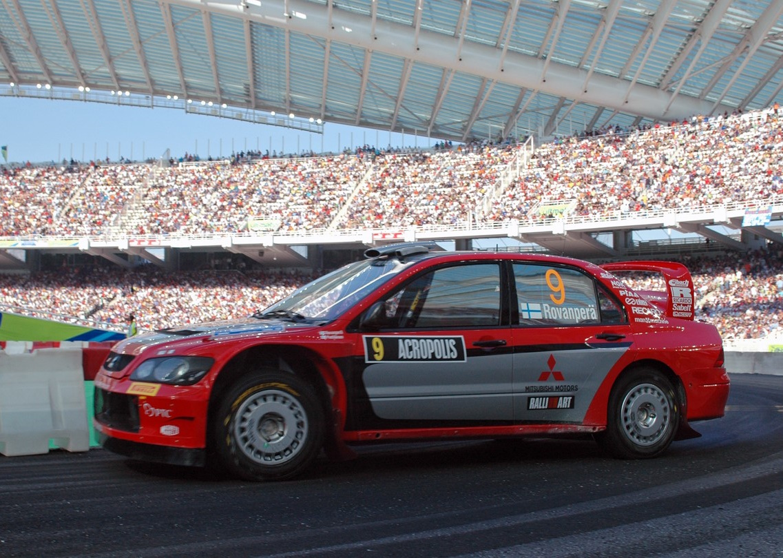 AcropolisRally's tweet photo. #Retropolis 📖

Harri Rovanpera - Risto Pietilainen με Mitsubishi Lancer WRC στο κατάμεστο ΟΑΚΑ του 2005, στο 52ο Ράλλυ Ακρόπολις! 🚗💨⚡️

#AcropolisRally #RallyofGods https://t.co/S5RQGDtiD7