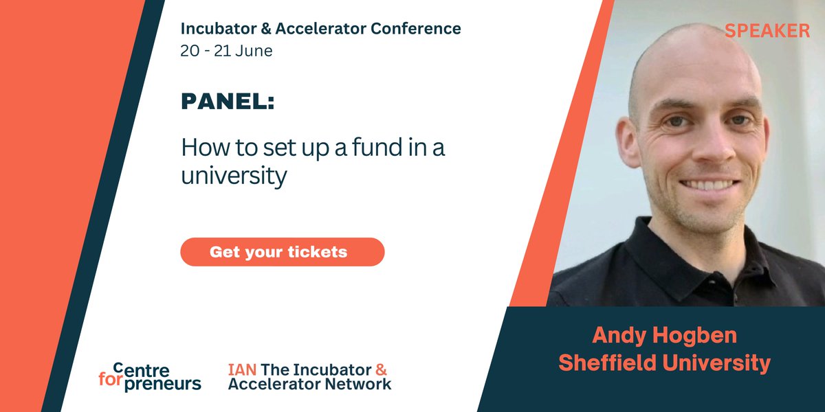 The Incubator & Accelerator Network (@cfe_ian) on Twitter photo We're excited to announce that <a href="/Andy_Hogben_2/">Andy Hogben</a> (Sheffield University) will be joining us as a panel speaker at our annual Incubator & Accelerator Conference.
Happening 20-21 June.
Learn more + get your tickets: lnkd.in/eqhsTinP We're excited to announce that <a href="/Andy_Hogben_2/">Andy Hogben</a> (Sheffield University) will be joining us as a panel speaker at our annual Incubator & Accelerator Conference.
Happening 20-21 June.
Learn more + get your tickets: lnkd.in/eqhsTinP