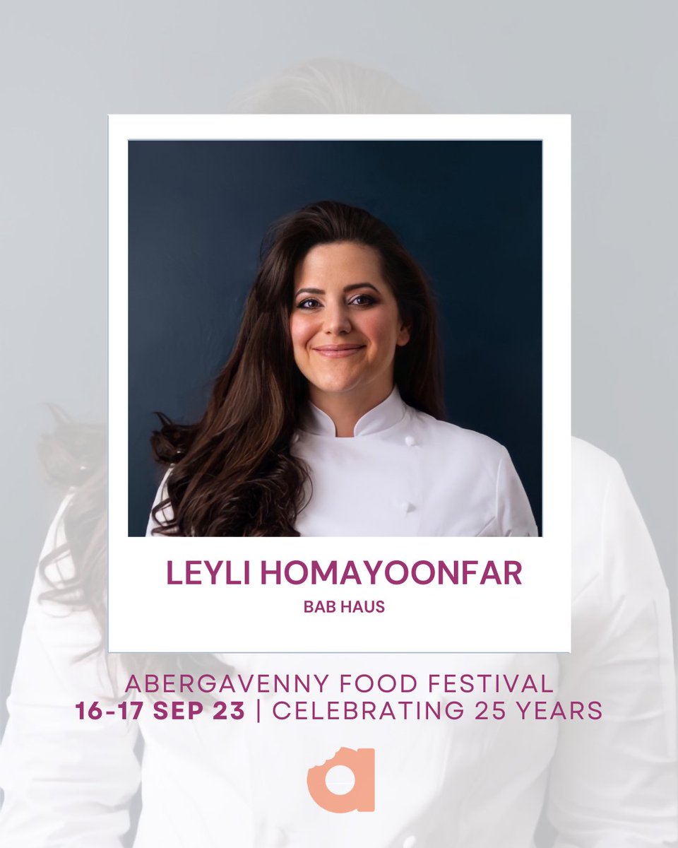 Abergavenny Food Festival (@afoodfestival) on Twitter photo Also joining us for AFF 2023 is <a href="/leyli_joon/">Leyli Homayoonfar</a>
She is the chef-owner of award-winning Bab Haus, creatively blends Persian, Mexican, and modern BBQ. Recognised as one of CODE's '100 Most Influential Women in Hospitality' 2021 & 2022, she's making waves in the South Wales food scene. Also joining us for AFF 2023 is <a href="/leyli_joon/">Leyli Homayoonfar</a>
She is the chef-owner of award-winning Bab Haus, creatively blends Persian, Mexican, and modern BBQ. Recognised as one of CODE's '100 Most Influential Women in Hospitality' 2021 & 2022, she's making waves in the South Wales food scene.