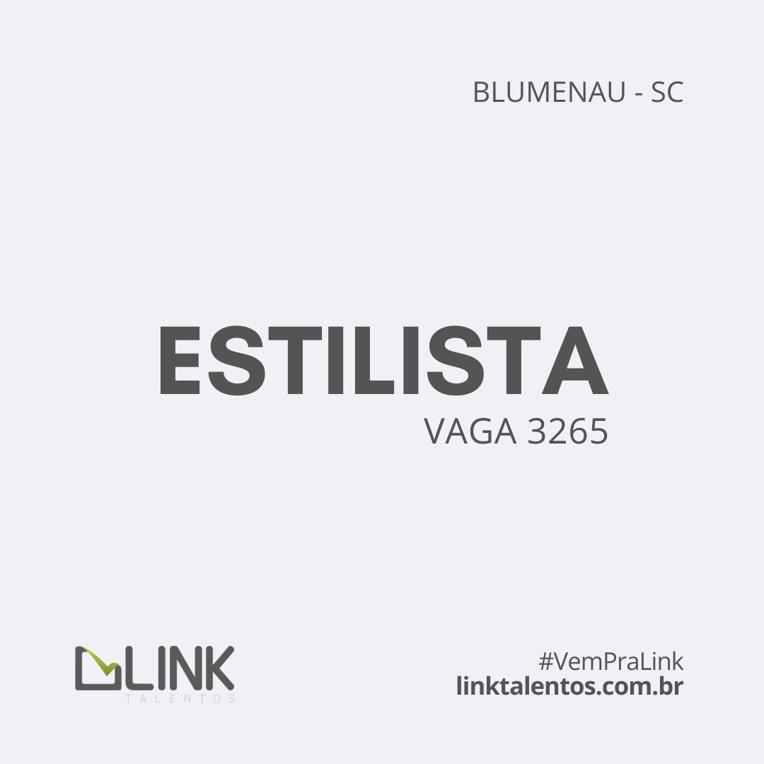 Linktalentos's tweet image. 👗Se você é apaixonado por criação e moda #VemPraLink

📌Desenvolvimento de produtos, combinação de cores e estampas e contato com clientes serão atividades que farão parte do seu dia-a-dia ;)

💻linktalentos.com.br
📱(47) 98455.0112
(47) 98462 2319

#vagasemblumenau