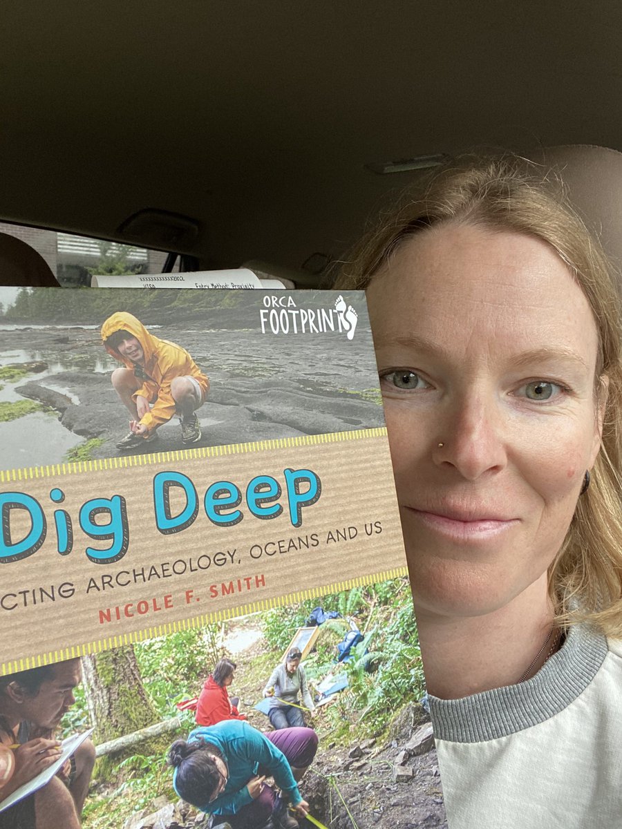 RomneyPorterMcP's tweet photo. Popped by the @RoyalBCMuseum and picked up my copy of ‘Dig Deep: Connecting Archaeology, Oceans and Us’ by my @OceanDecadeNEP colleague Nicole Smith. Endorsed as an #OceanDecade activity, this wonderful book introduces kids to  what we can learn from what we leave behind 🌊 🐚 https://t.co/cyj1xW0wer