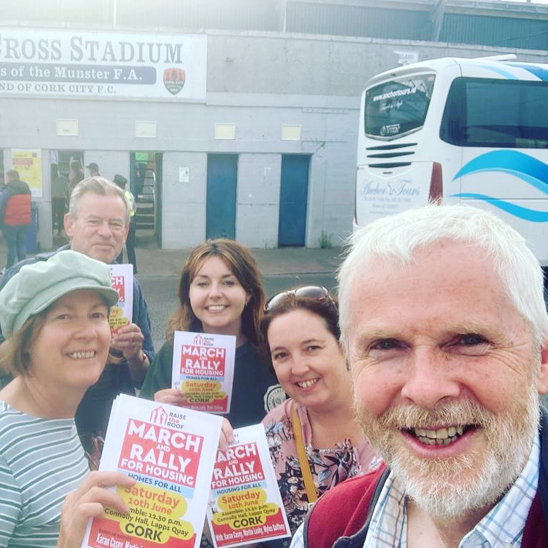 Raise The Roof (@rtrhomesforall) on Twitter photo Last spot of leafleting before <a href="/CorkCityFC/">Cork City FC</a> match against <a href="/DundalkFC/">Dundalk FC</a> in Turners Cross. Huge support for #RaiseTheRoof demands for #HomesforAll from both sets of supporters.
See you tomorrow at 1230 on Lapps Quay
This is going to be big! #RaiseTheRoof 🏘️ Last spot of leafleting before <a href="/CorkCityFC/">Cork City FC</a> match against <a href="/DundalkFC/">Dundalk FC</a> in Turners Cross. Huge support for #RaiseTheRoof demands for #HomesforAll from both sets of supporters.
See you tomorrow at 1230 on Lapps Quay
This is going to be big! #RaiseTheRoof 🏘️