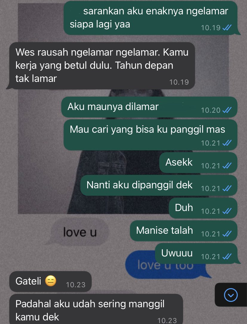 kalistaasp's tweet photo. yo gasalah sih biyen gaono sng percoyo nk cuma teman, kelakuan kek ngene, 24/7 bareng terus wkwk https://t.co/jplr1QSrjh