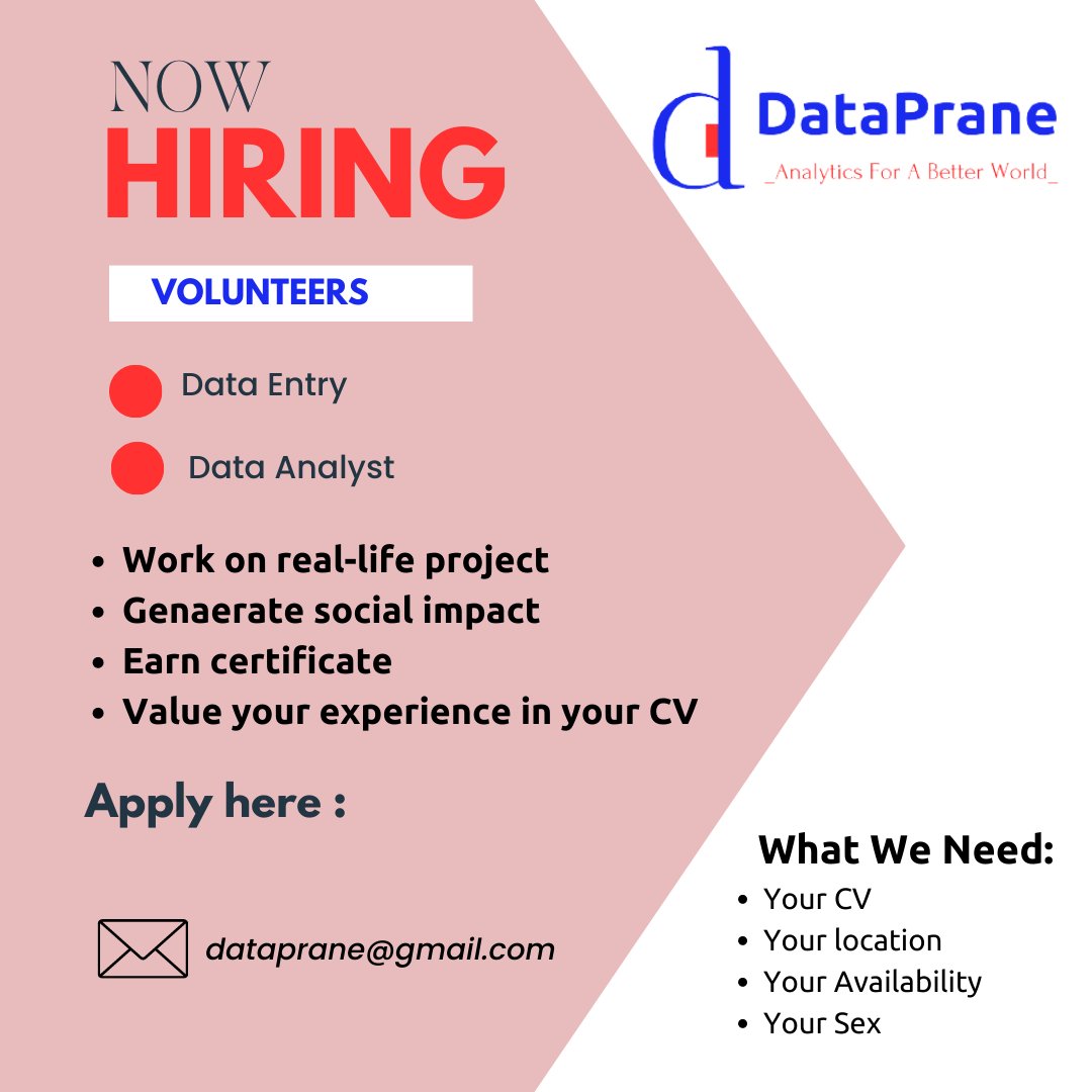 Join us.
#Nigeria #dataanalyst #socialimpact