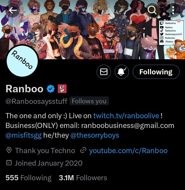 bio the unbeloved 👾 tweet media