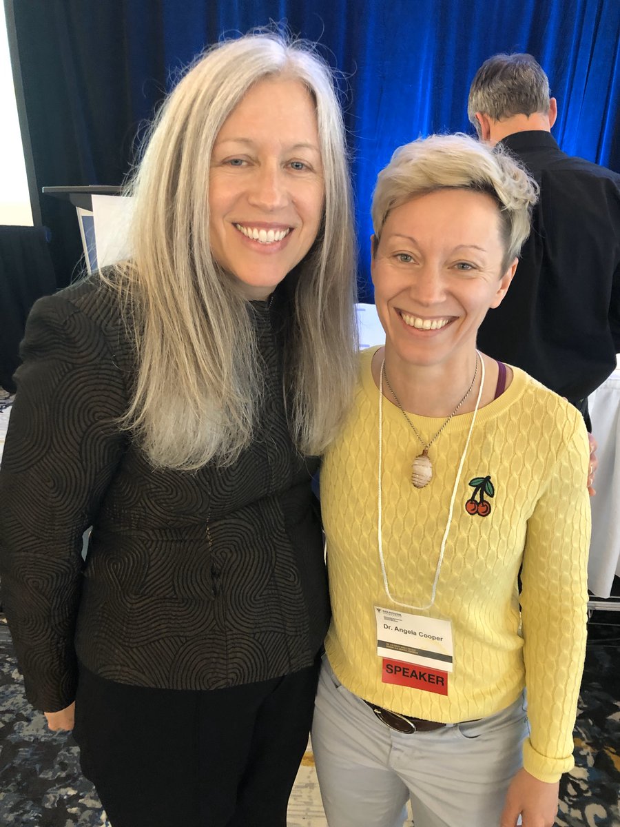 So great to meet with Ange Cooper our #OkanaganCharter representative for @DalMedSchool who is such a positive influencer in academic medicine. @AFMC_e #MedEd