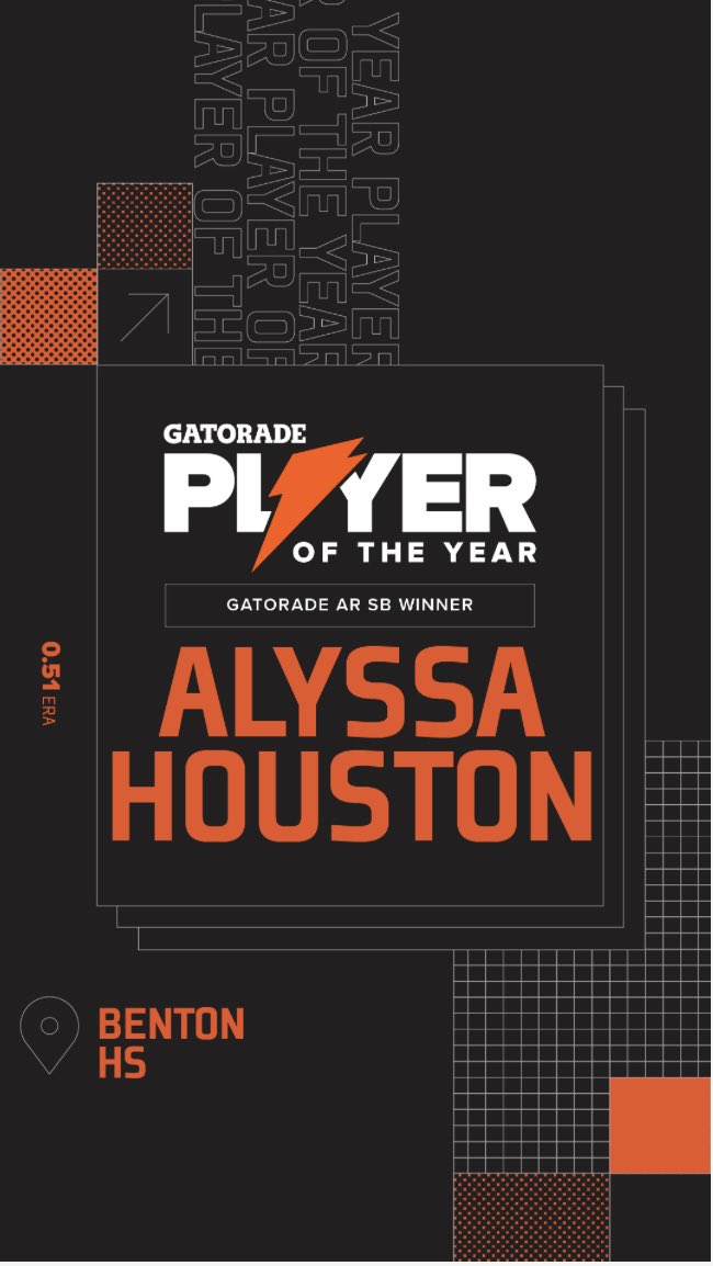 alyssamhouston's tweet image. Beyond blessed to receive this prestigious award from @Gatorade! Thank you to my family, teammates, and amazing coaches!
@StanfordSball @IowaPremierFP @blpsoftball
