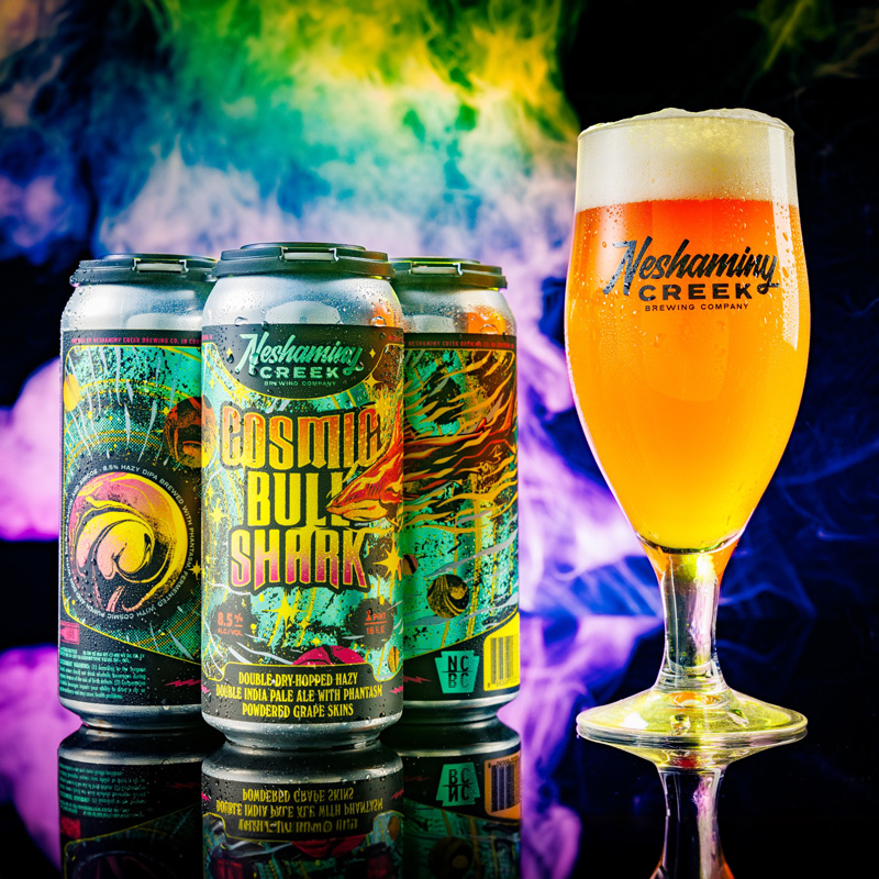New Hazy DIPA that goes beyond the pale - Cosmic Bull Shark, the star of the show for @neshaminycreekbrewingco 's 11th Anniversary 🦈 🎊

#neshaminycreekbrewingco #neshaminycreek #bullshark #hazydipa #dipa #craftbeer #beer #hunterdonbrew #hunterdon #hazybeer