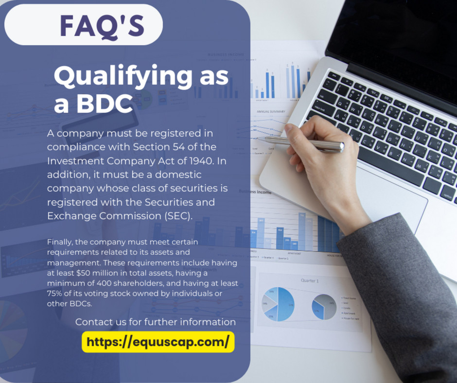 Qualifying as a BDC 
Equus Total Return Inc.
equuscap.com..
#EquusTotalReturn; #InvestmentFund; #PrivateEquity; #BusinessDevelopment; #PortfolioManagement; #FinancialGrowth; #EquusCapital;