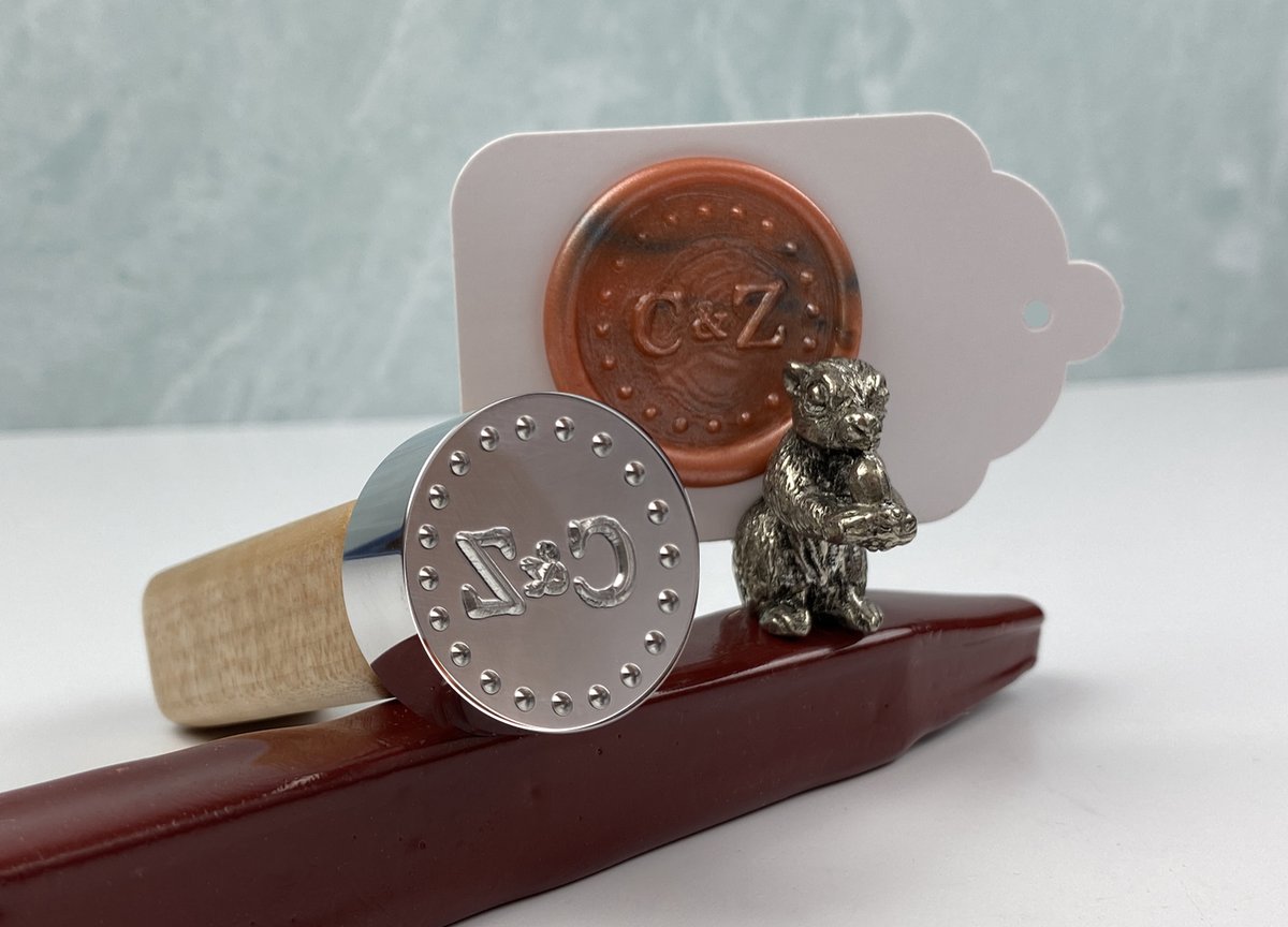 letterseals's tweet photo. Make an impression with this Georgia Monogram Wax Seal Stamp! Created with your choice of character layout and sizing, this stamp adds a touch of personal style to your projects.
.
This featured stamp was created for Cassia &amp; Zack's wedding ❤️
.
https://t.co/zbhNorTGFC https://t.co/byXKTM3Yzr