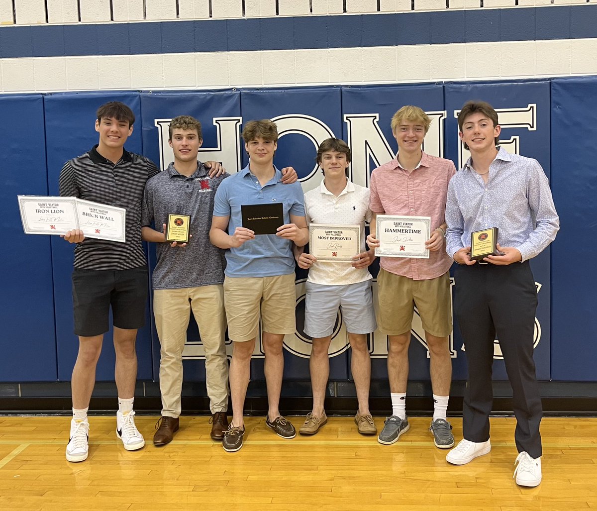 Congratulations to our Varsity award winners: Lukas Ruiz Mullen (Iron Lion &amp; Brick Wall), Jimmy Miller (Lion Award), Patrick Schaeder (All-ESCC), Jay Heraty (Most Improved), Joe Dillon (Hammertime), Jimmy Doherty (MVP)
