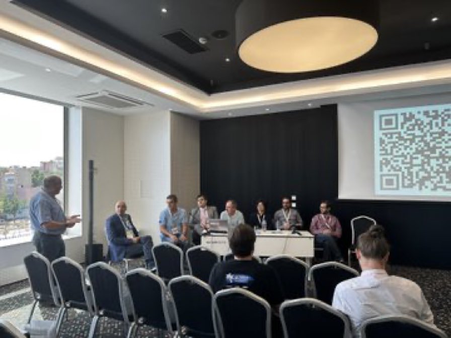 VitaminVProject's tweet photo. Wonderful afternoon workshop organized by @RiserProject to present  @VitaminVProject and the sister projects @OpenCUBE_EU and @AERO_Project_EU to the RISC-V Datacenter community and the EC.
#RISCVSummitEurope https://t.co/jpytv0M7LL