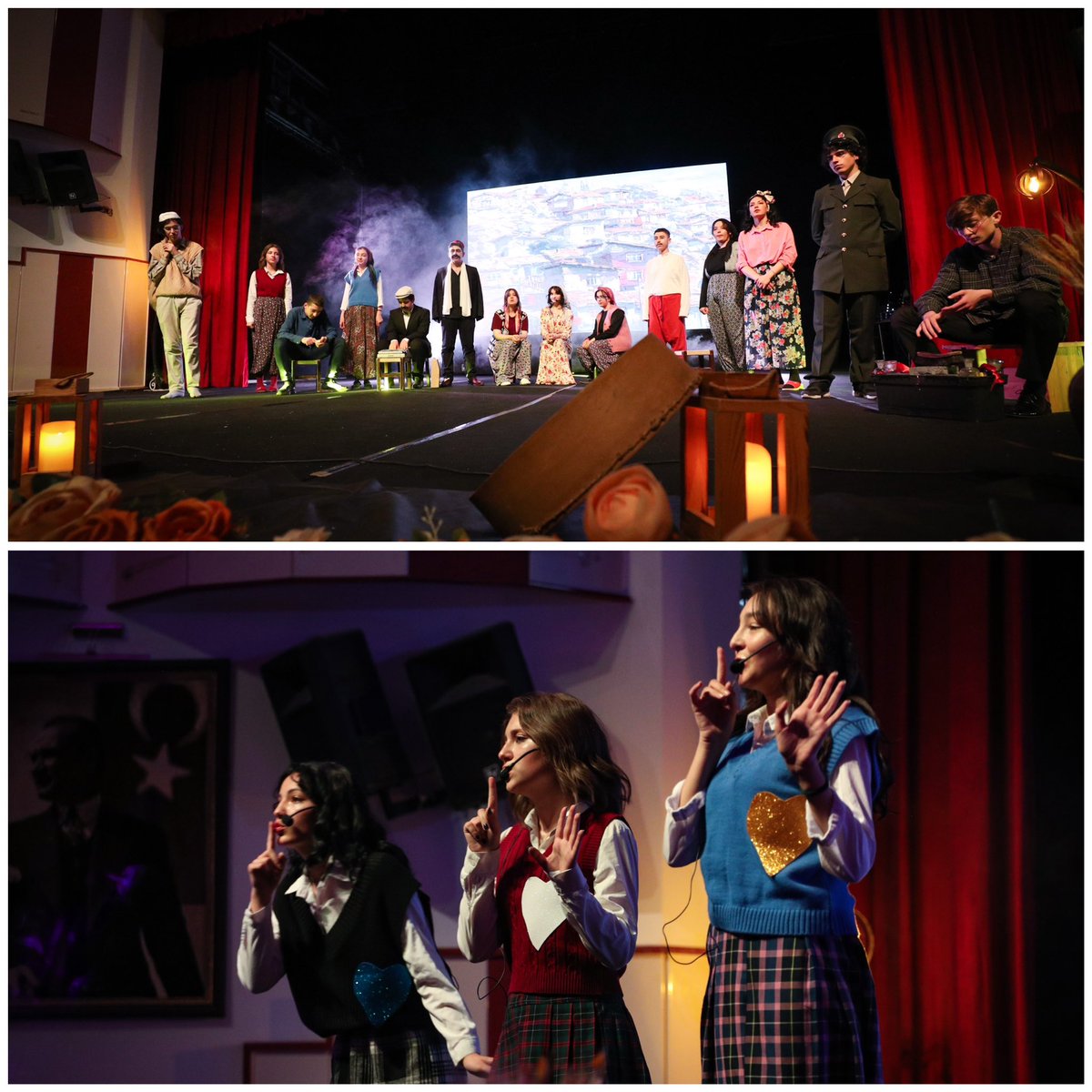 🎭Zamanda tiyatro yolculuğu... 

Valimiz <a href="/numanhatipoglu/">Numan Hatipoğlu</a> ve eşi Ayfer Hatipoğlu, İl Milli Eğitim Müdürlüğü tarafından düzenlenen Gaziosmanpaşa Lisesi öğrencilerinin sahne aldığı Seyr ü Sefer Tiyatro Gösterisini izledi. 

Performansınız muhteşemdi gençler 👏👏👏