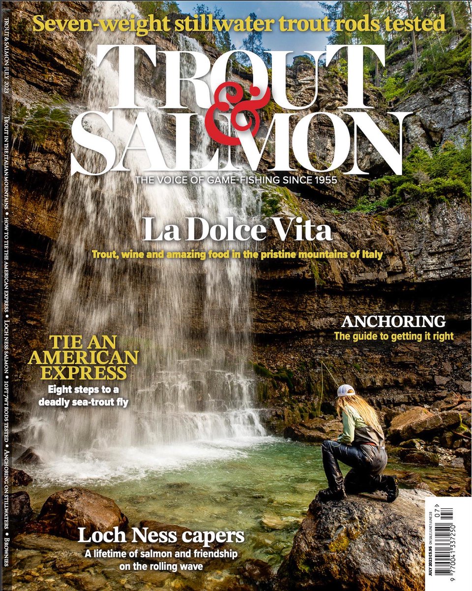 If you happen to stumble across the latest issue of @TroutSalmonUK @TroutSalmonMag my story about our adventure to the Dolomites last summer is in there. I hope you’ll be captivated by the beauty & excitement that I experienced during the trip! In association w @campiglioapt 🇮🇹