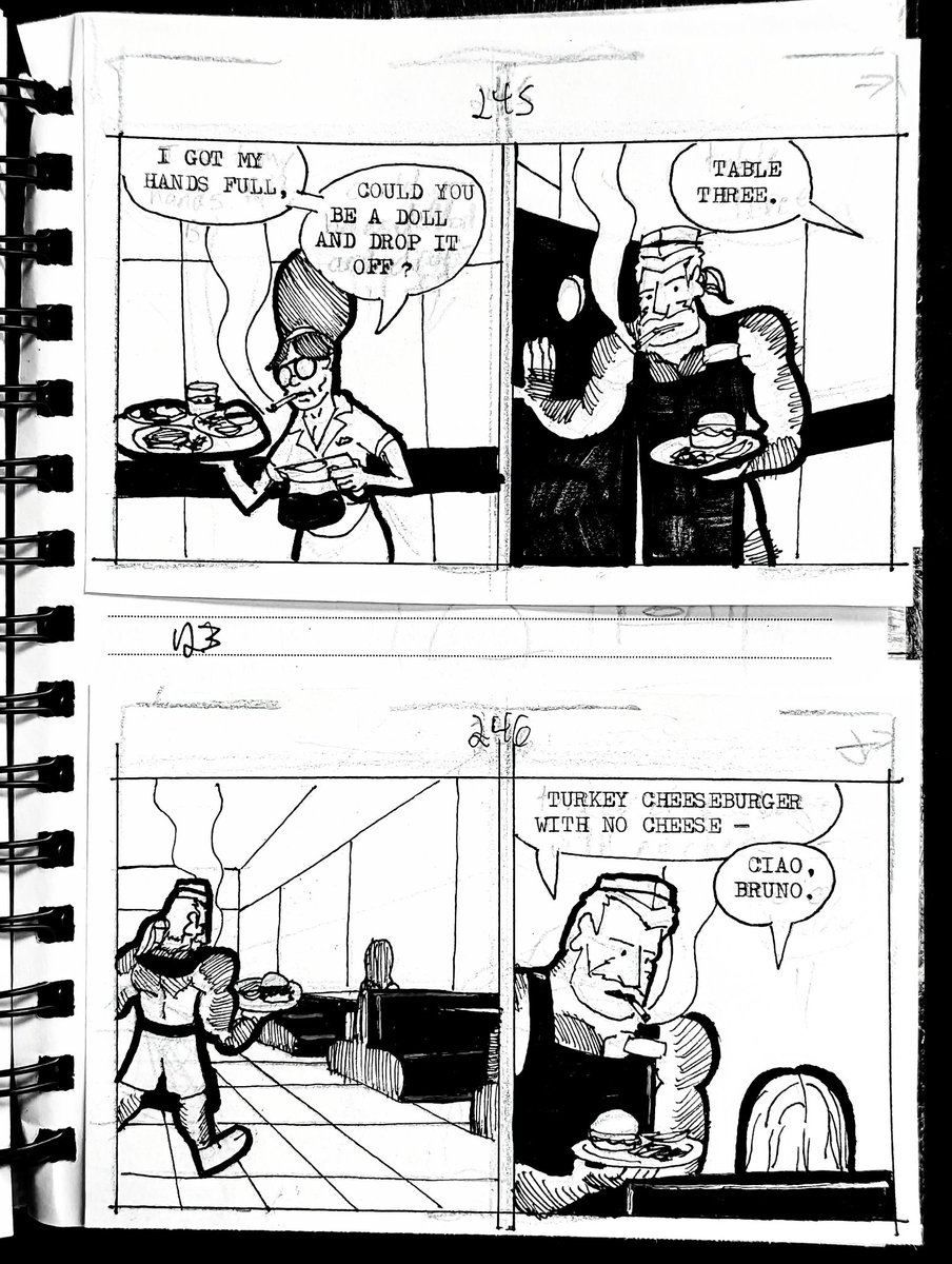 sweeneezy's tweet photo. Rubber Spyglass 245/246
#comic #comicart #comicartist #inking #ink #serialcomic #webcomic #webcomics #webcomicupdate #artcomics #indiecomics #indiecomicart #indiemanga #manga #zineart
#typewriter #typewriting #typewriterart https://t.co/wmpfkAMBUx