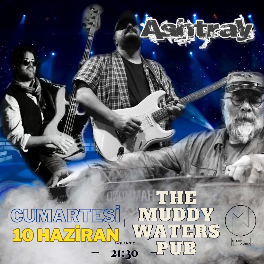 ashtrayonair's tweet photo. 10 Haziran Cumartesi, 21:30'dan itibaren The Muddy Waters sahnesindeyiz. Blues, Soul ve Rocknroll dinlemek, biraz dans edip kafa dağıtmak için doğru mu adres? https://t.co/pXWFzpwzgi
