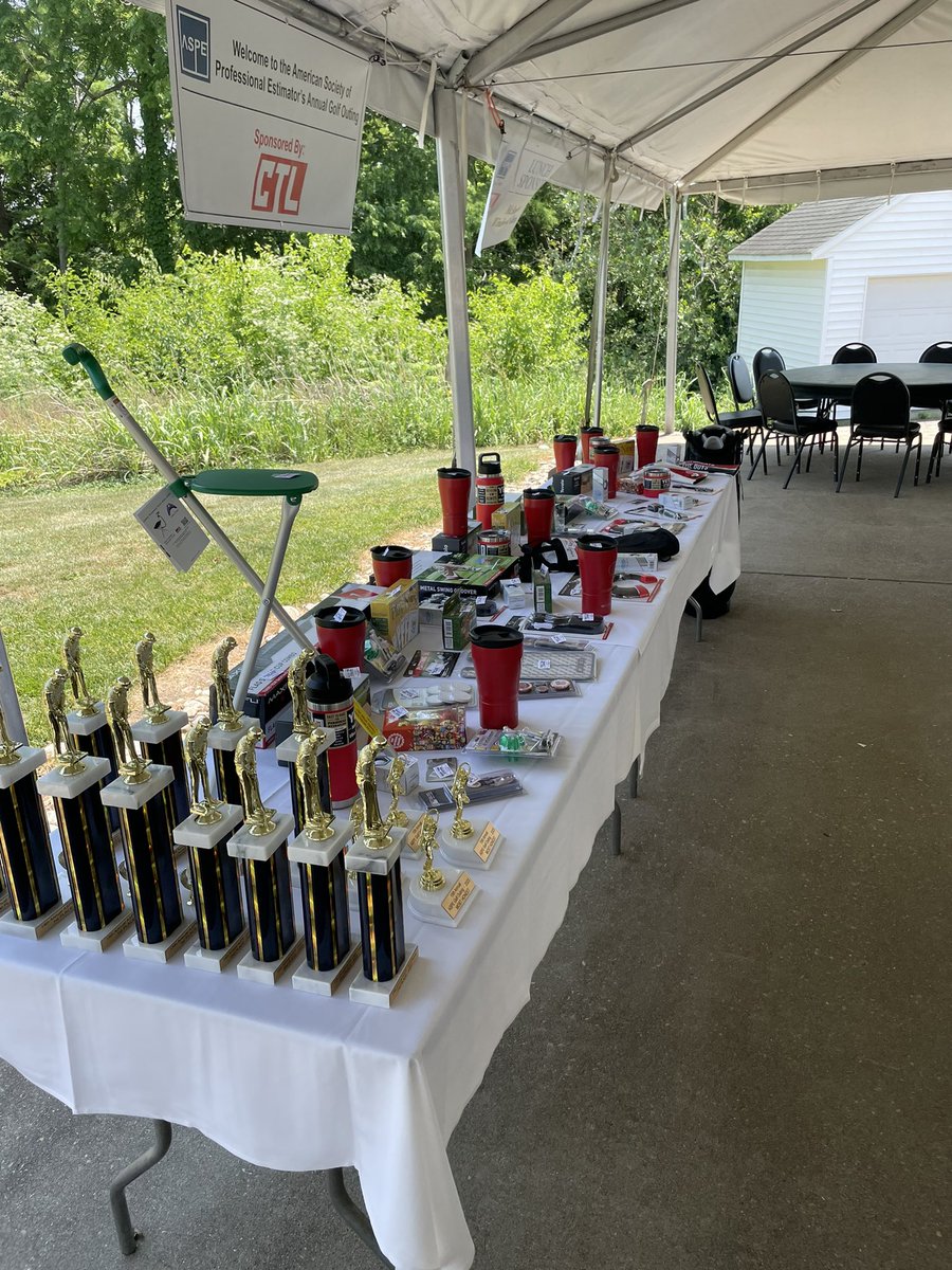 The 15th Annual #ASPE Golf Outing is underway!  This is our largest event to date. We had to step up our door prize game #accordingly. <a href="/WaldenPonds/">Walden Ponds</a>