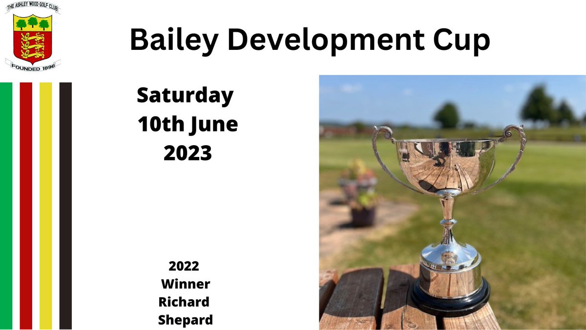 Tomorrow we have our next Mens Perpetual Trophy 

The Bailey Development Cup - Its a Bogey Format (Matchplay against the Course) 

Good Luck to all those that take part 

#perpetualtrophy 
#dorsetgolf
#MembersClub