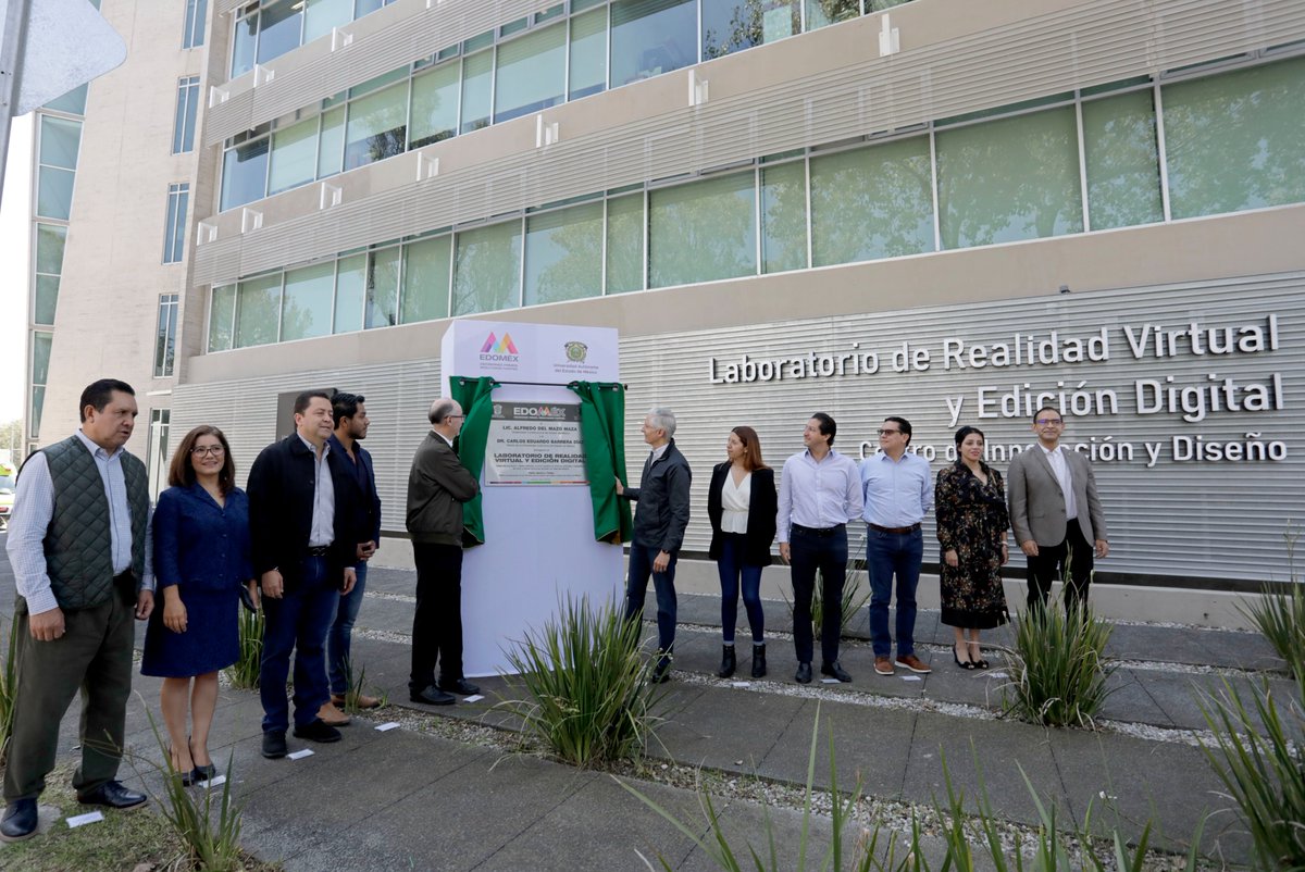 Inauguramos el Laboratorio de Realidad Virtual y Edición Digital de la Facultad de Arquitectura y Diseño de la <a href="/UAEM_MX/">UAEMéx</a>, en #Toluca.