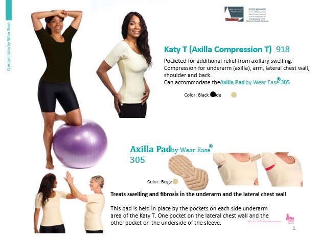 compress_care's tweet image. Wear Ease is a prominent brand of post-surgical bras and compression garments. At the Power Symposium, we were introduced to their new Katy T 918, containing compression for your arm, underarm, lateral chest wall, shoulder, and back. #CompressionCare #WearEase #CompressionGarment