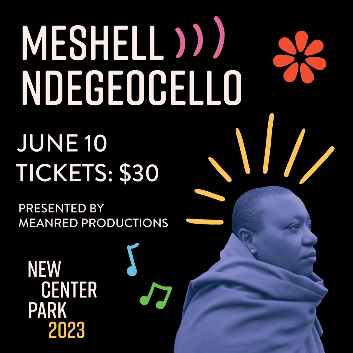 It's not too late to buy tickets for @OfficialMeshell this Saturday at #NewCenterPark. Buy tickets: bit.ly/3qoE2wA Doors at 6PM. Lawn blankets and chairs are welcome!