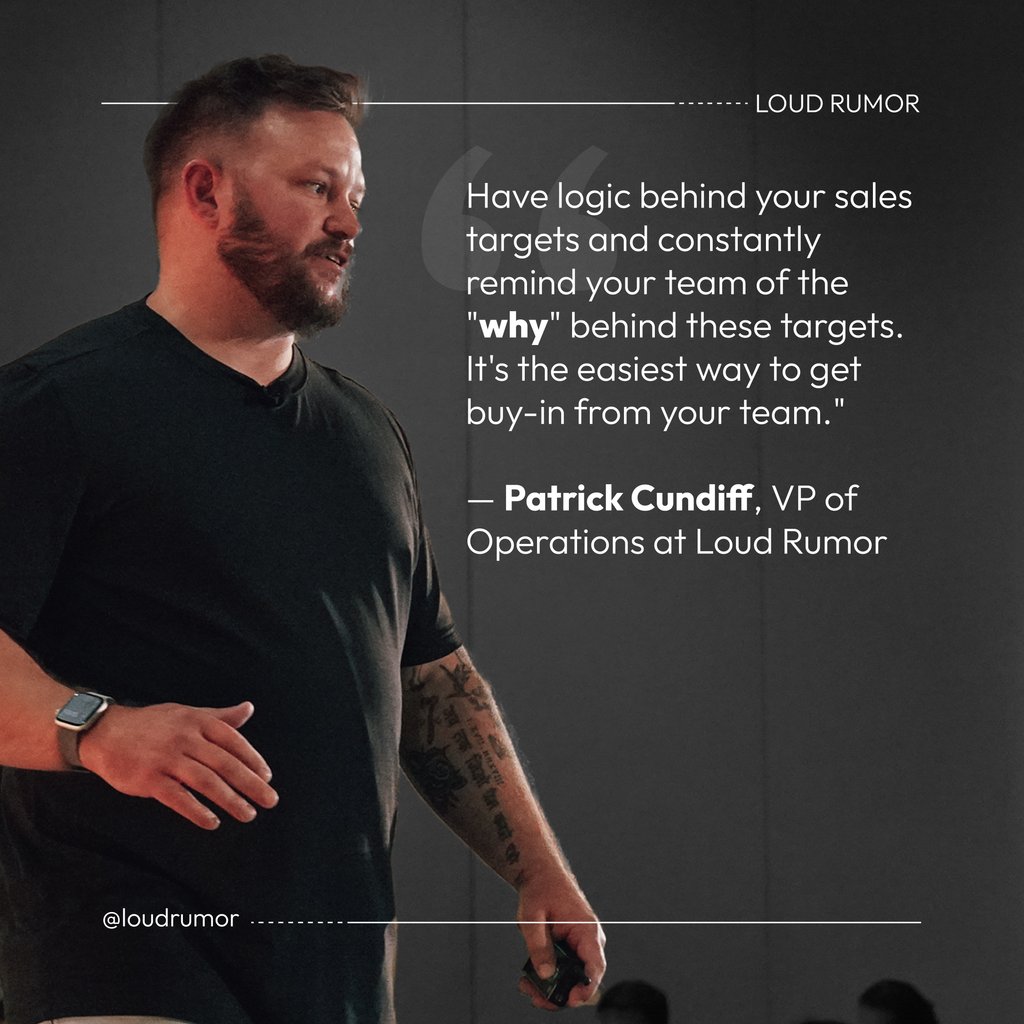 Click the link to learn more on how to set sales targets that matter: youtu.be/fi5AliQZW-c