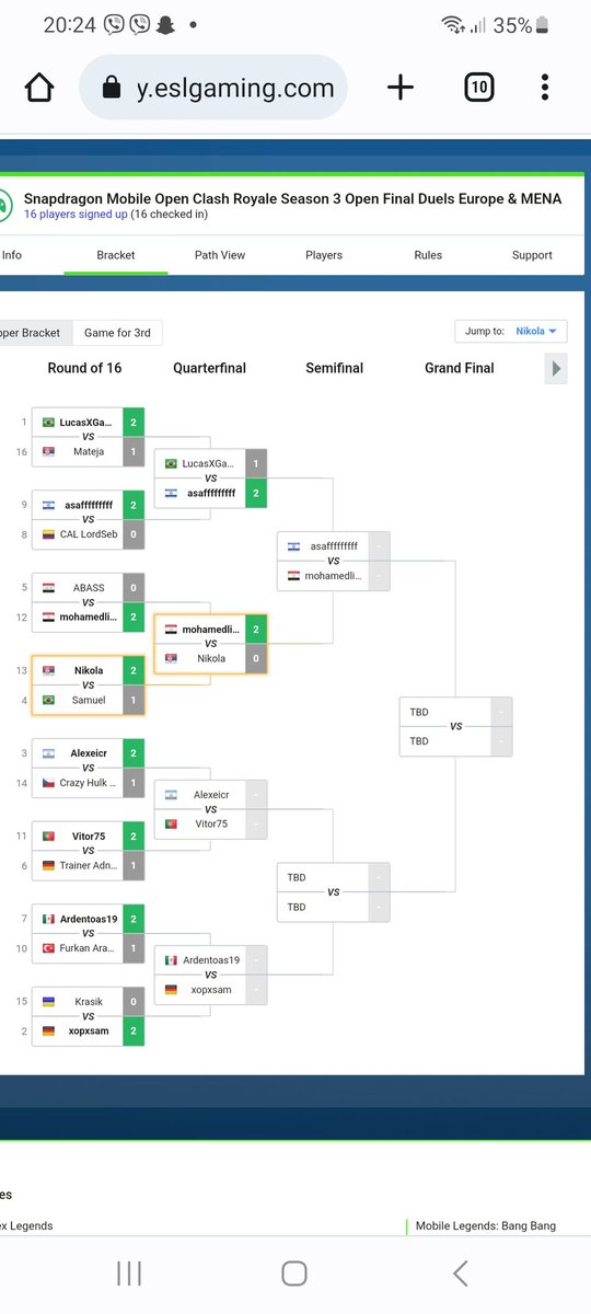 Top 8 in <a href="/ESL/">ESL</a> bracket, also thanks to <a href="/Enis_CR2/">Enis_CR</a> for deck picks😀