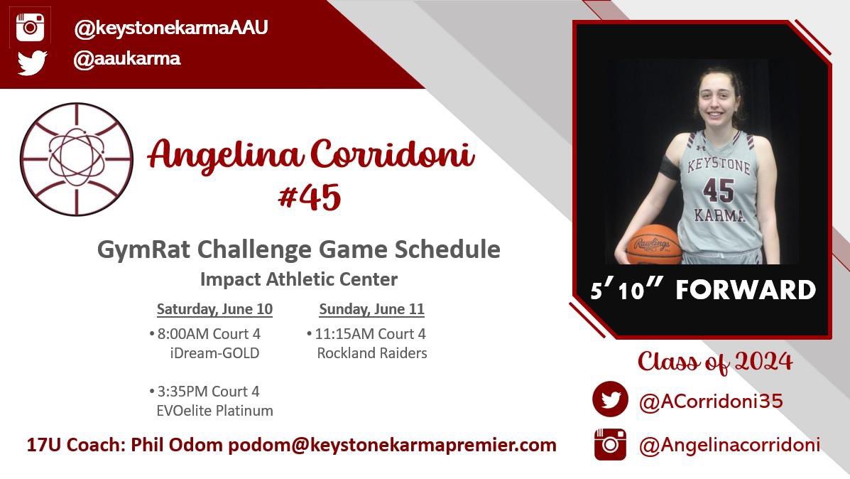 ACorridoni35's tweet photo. My schedule for this weekend in Albany at GymRat. Can’t wait to play! https://t.co/QpMvSm0IrF