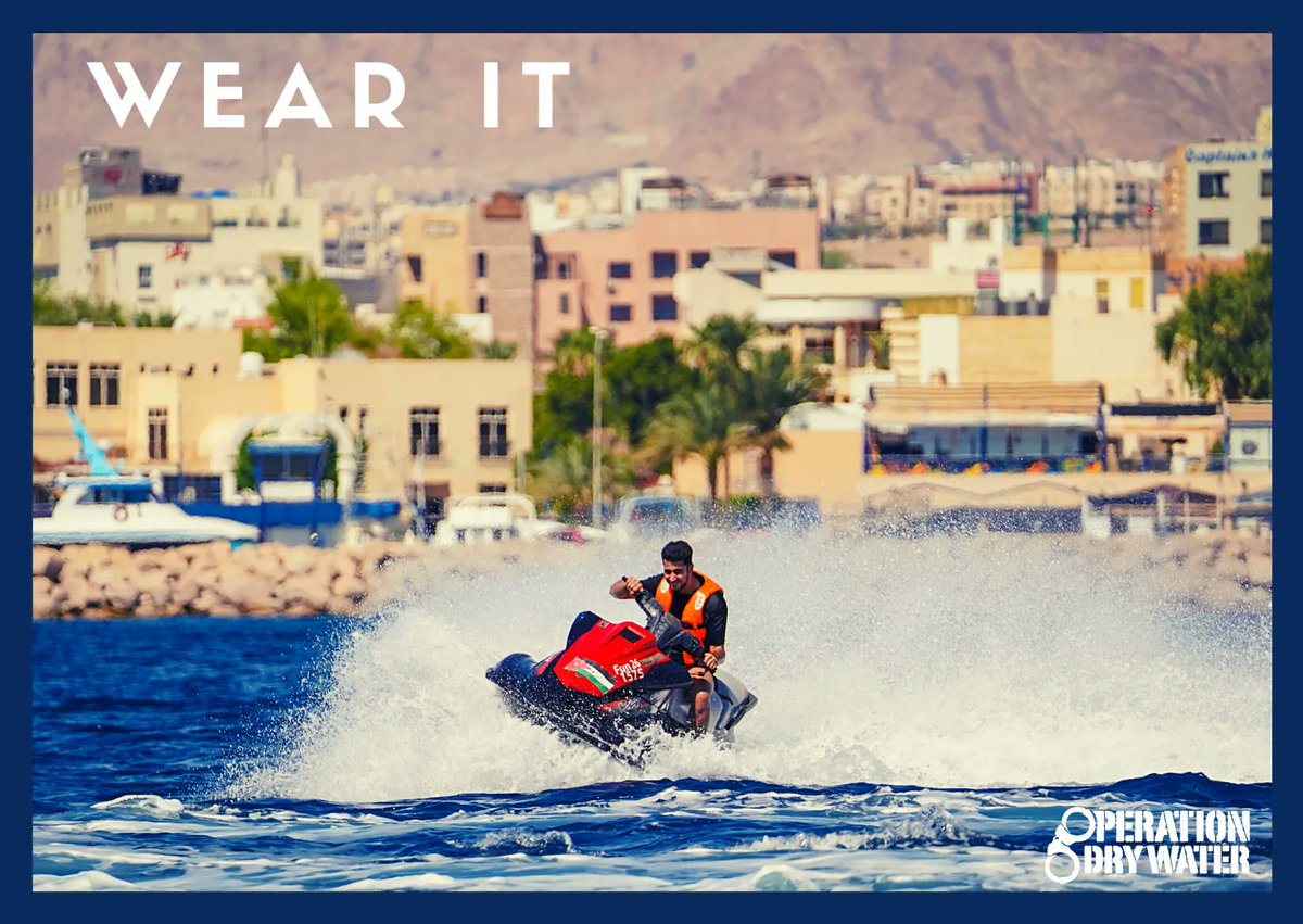 Life jackets save lives! They are comfortable &amp; easy to wear at all times with options like inflatable belt packs and vests. #OperationDryWater #WearIt