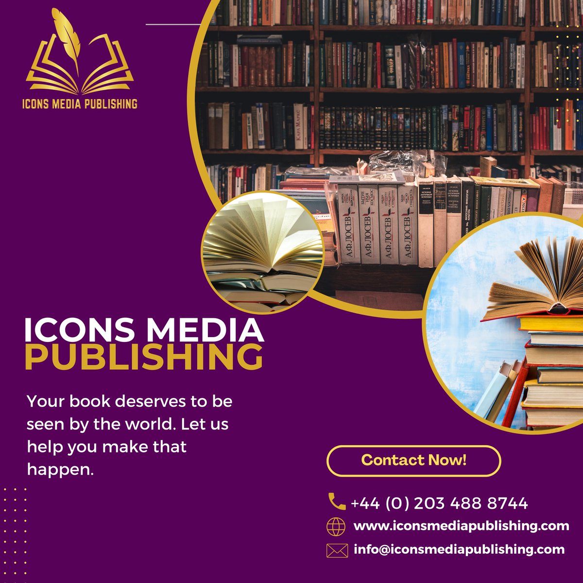 IconsPublishing's tweet photo. #Iconsmediapublishing is committed to transparency and honesty in all our dealings with our #authors.We believe in building long-term #relationships based on trust and mutual respect
#writingbook #books #community #writercommunity #marketing #publishingcompany #article https://t.co/4VDiP11AhQ