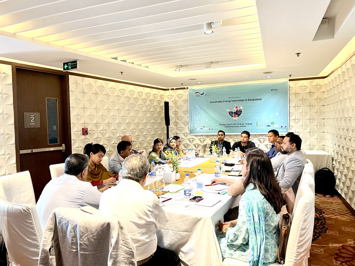 DevtalePartners's tweet photo. Devtale Partners on behalf of #GIZ Bangladesh organised a workshop with the key HR professionals and industry leaders of the sustainable energy sector on Thursday, 1 June at Gulshan. 
#debtalepartners #sustainabledevelopment #newenrgymix #hrd #sustainableenergy #energytransition https://t.co/DM8qK9d7Em