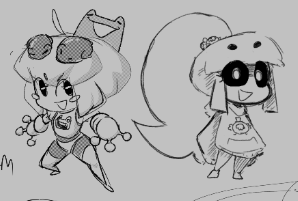 Hyla and Klap sketches with @yourkneecaps