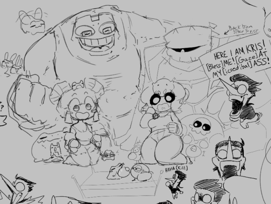 Hyla and Klap sketches with @yourkneecaps