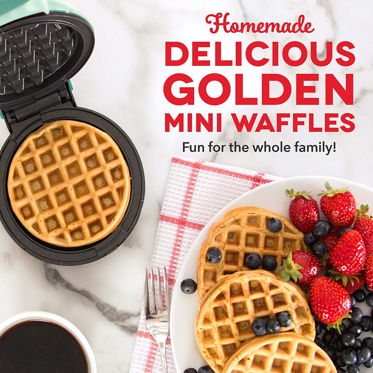 buymuchwow's tweet image. Get creative with your breakfast and snack game using the DASH Mini Maker!🧇🥞🧀🍳 With its non-stick surfaces, making waffles, hash browns, and keto chaffles has never been easier!🙌💙 Order now at Buy Much Wow and enjoy hassle-free cleanups!😍👌 #DASHMiniMaker #BuyMuchWow