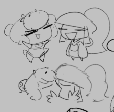 Hyla and Klap sketches with @yourkneecaps