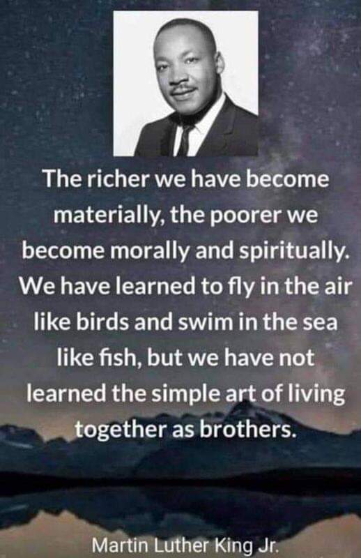 Sassafrass_84's tweet photo. Well said Martin Luther King. 👏 https://t.co/uRS3WVecOV