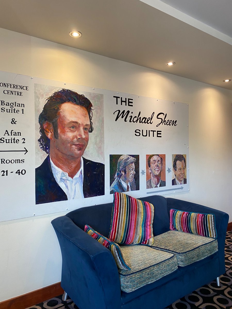 teresaphipps's tweet photo. Are you even at a UCU Cymru meeting if there isn’t a Michael Sheen wall? https://t.co/ARiDYZ3Dx5