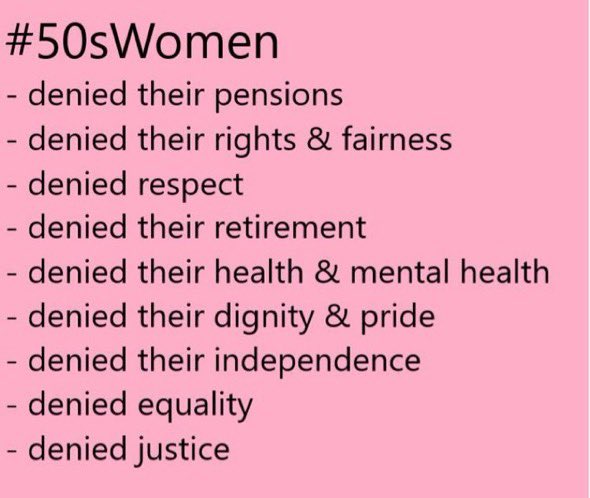 I’ve not struggled so long to be fed WASPI/PHSO peanuts or even nothing at all. We #50sWomen have Legally Proven #DirectDiscrimination alongside the #Maladministration and #GenderPayGap & #GenderPensionsGap and the reality of being a #50sBornWoman &NO real gender equality/equity