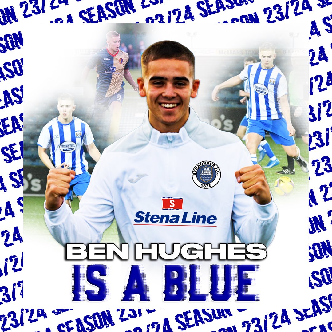 We are delighted to announce the signing of 18 year old midfielder Ben Hughes. ✍🏻