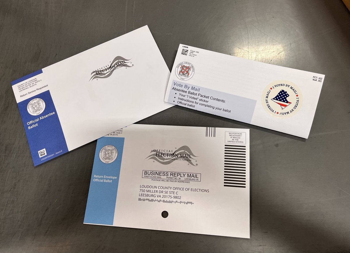 Today is the last day to request a ballot be mailed to you for the June Democratic Primary! If you want to vote by mail, be sure to get your application in before 5 pm!

#LoudounVotes
