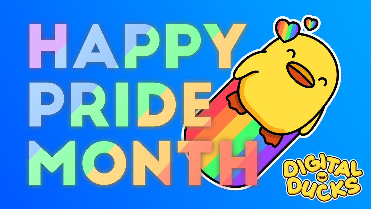 digitalducks's tweet image. Happy Pride Month my quacky twitter friends! 🌈 🦆

Speaking of Friends! Join our Discord and wish them a quacky Pride Month, to get only them a free LGBTQuacky NFT!* 

"Be proud and duck around! Digital Ducks display Diversity!" 

*first 200 only