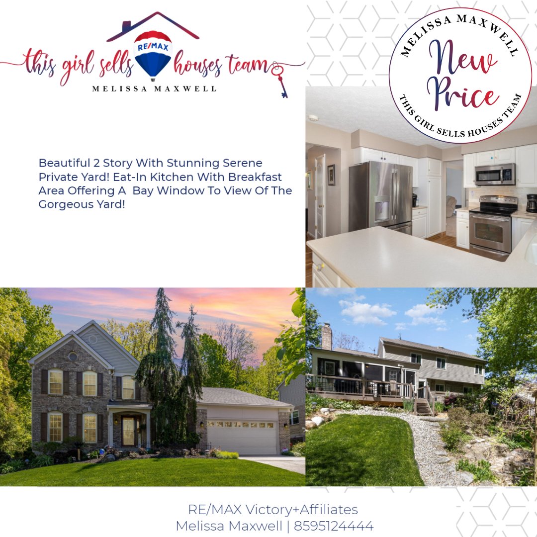 Newly Priced!!
Schedule A Showing To Take A Tour Of  This Beatiful Home With A Stunning Private Serene Backyard!!
ThisGirlSellsHouses.net
#ThisGirlSellsHouses
#ThisGirlSellsOhioAndKY
#ThisGirlSellsHousesTeam
#ReferYourGirl
#newpricealert
