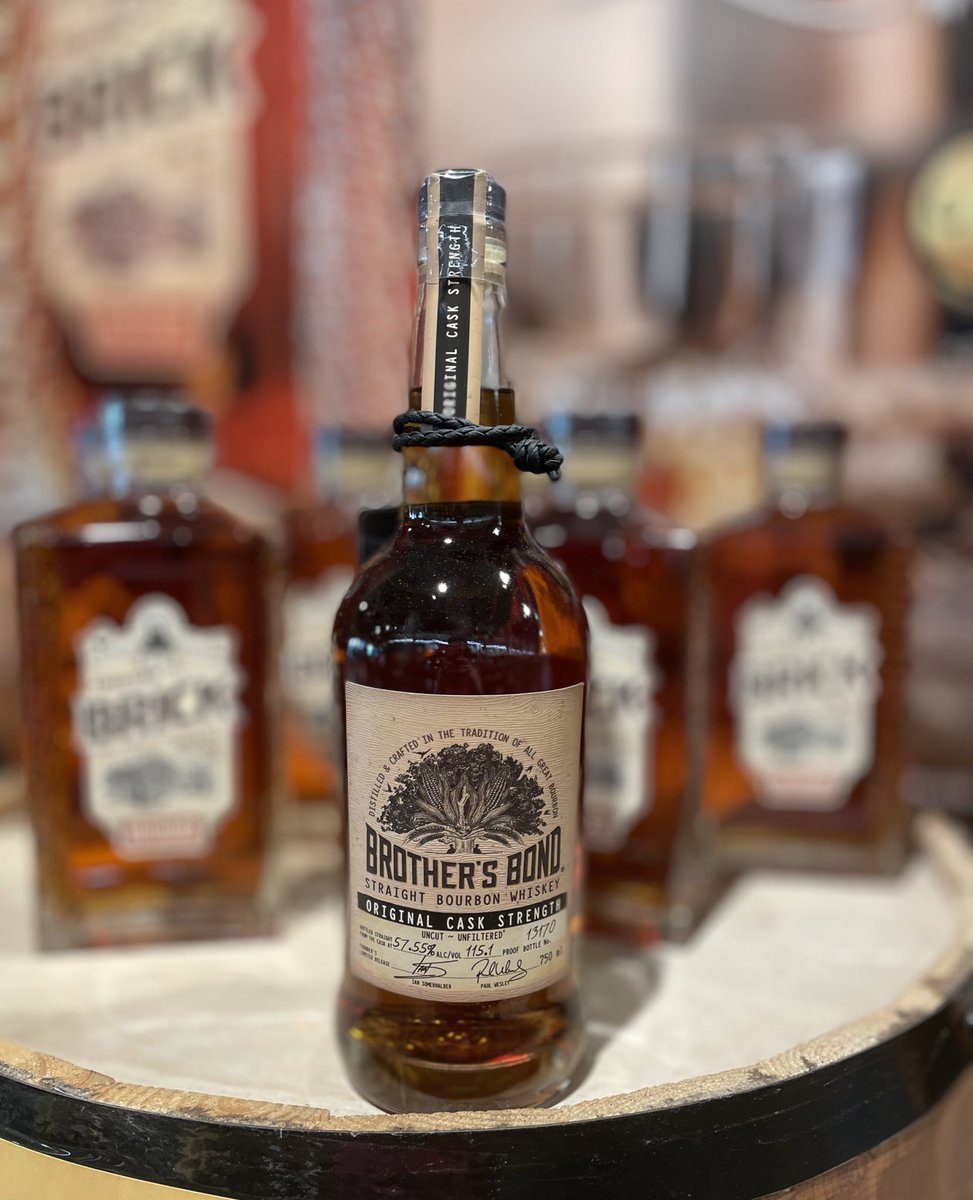 When the right thing is in focus. #BrothersBondBourbon 🥃